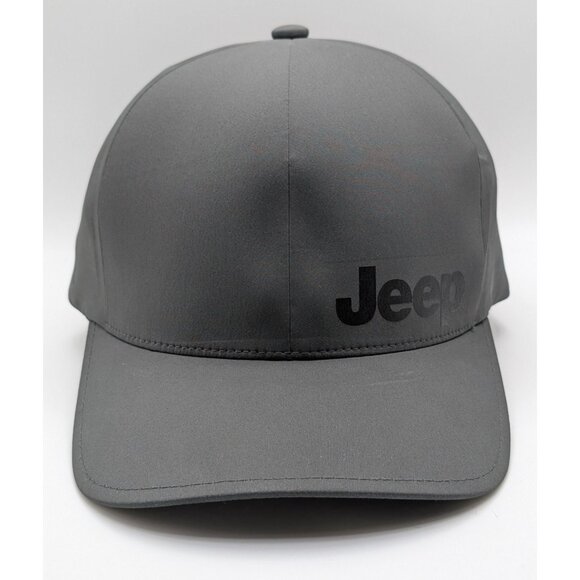 Jeep Cap Hat Gray Black Flexfit Fitted Stretch Size L/XL Driving Jeeping - Picture 2 of 5